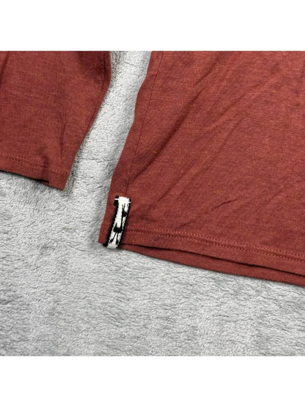 PAKA Royal Alpaca Blend Crewneck Red Pullover Long Sleeve Shirt Sz S Lightweight - Picture 3 of 9